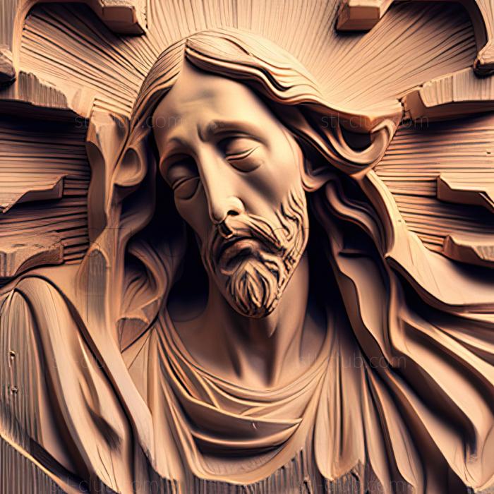 3D model st jesus (STL)